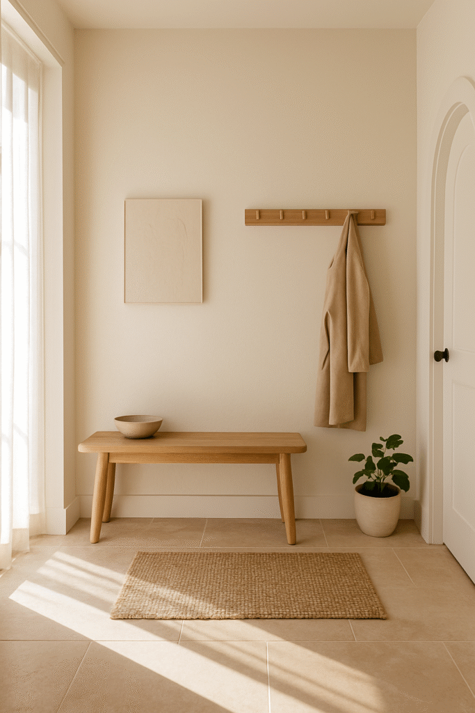 minimalist entryway