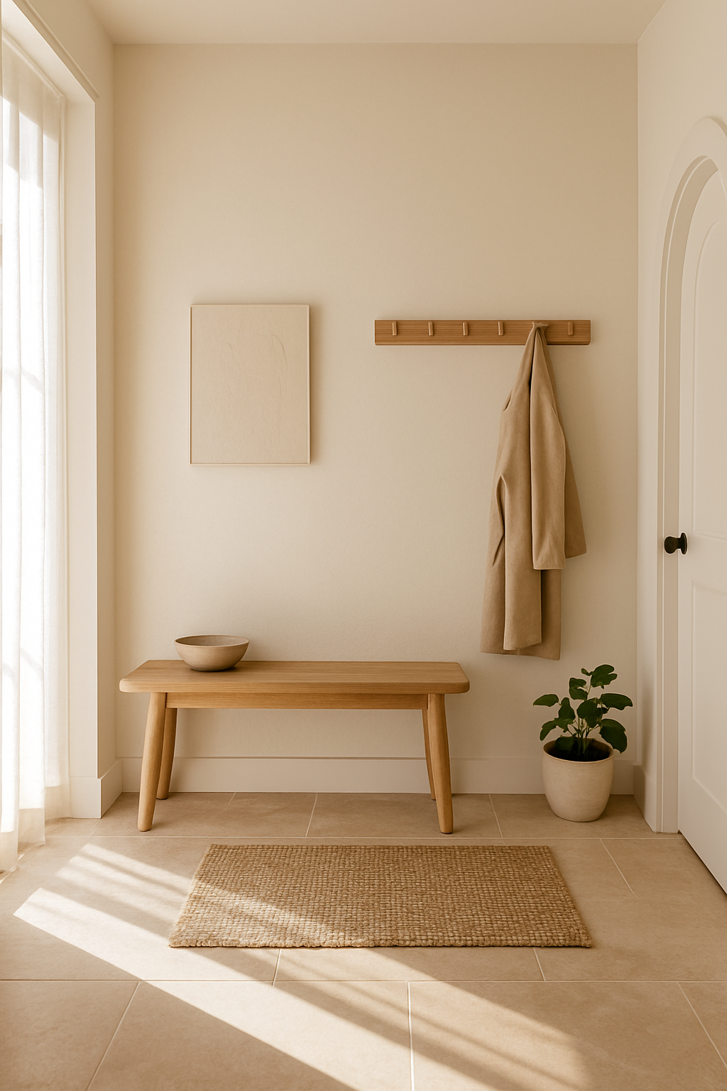 minimalist entryway