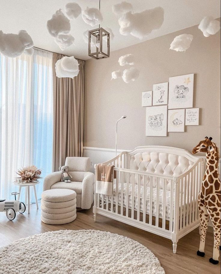 Decorating a Calm & Cozy Nursery with Neutral Tones