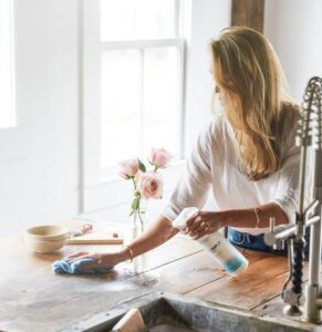 simple cleaning routine