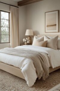 quiet luxury at home, quiet luxury, minimalist home décor, timeless interior design, cozy minimalist home, neutral décor ideas, calm home design, natural materials home, simple elegant living 