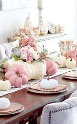 pink Halloween decor