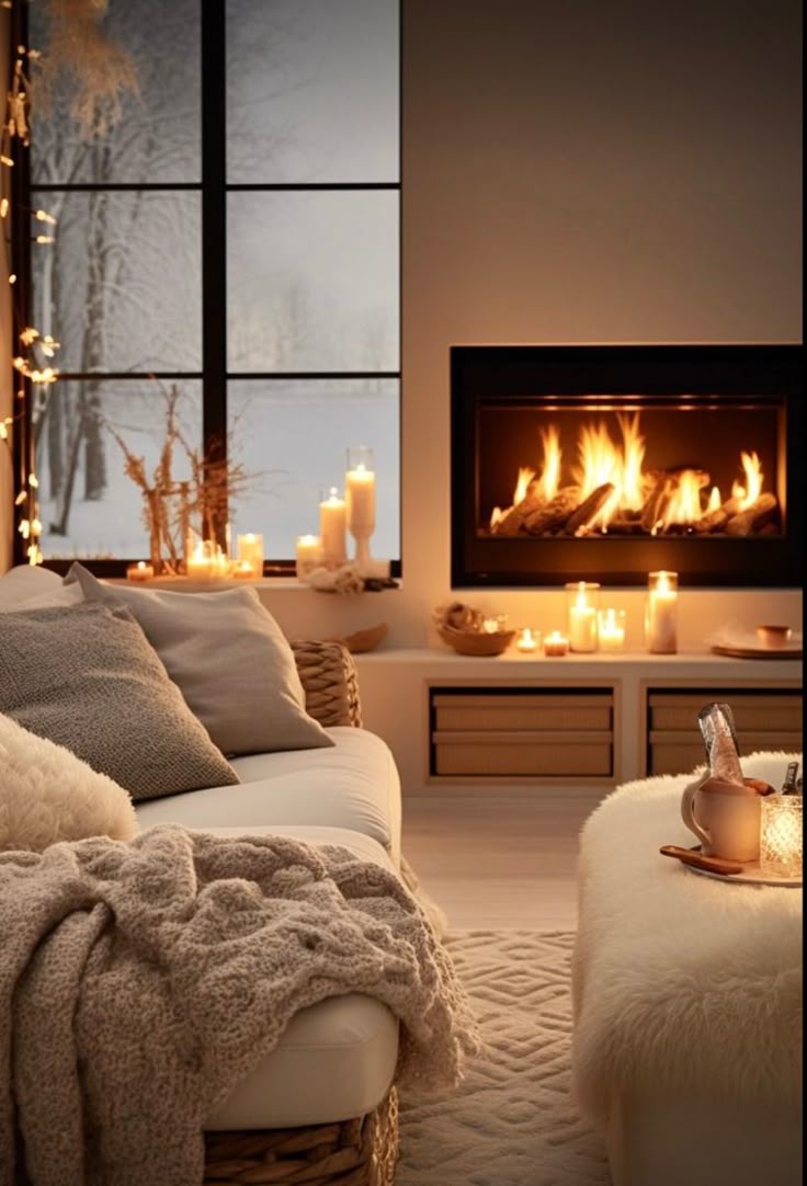 cozy winter home