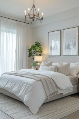 minimalist chic bedroom