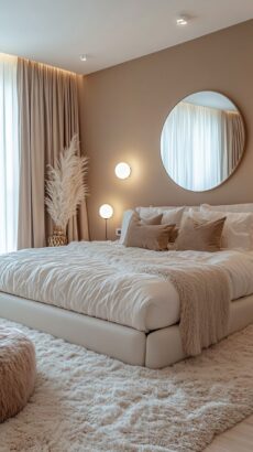 minimalist chic bedroom