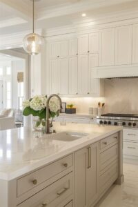 Modern kitchen with elegant design.