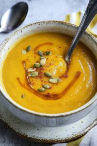 creamy carrot soup 