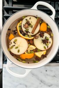 cozy winter recipes DIY simmer pot recipes