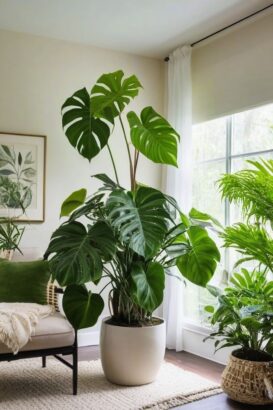 modern indoor plants decor