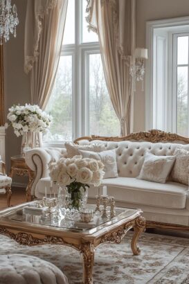 vintage living room 