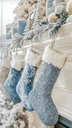 Classy Blue and Silver Christmas Decor Ideas for a Glamorous Holiday Home