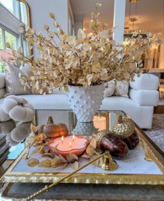 Stunning White and Gold Fall Decor Ideas for a Chic and Cozy Home