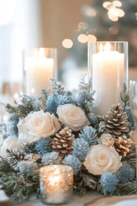 Classy Blue and Silver Christmas Decor Ideas for a Glamorous Holiday Home