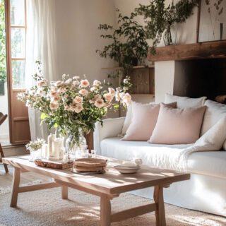 Blush Pink and Gold Holiday Decorating Ideas for a Magical Christmas