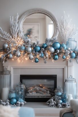 Classy Blue and Silver Christmas Decor Ideas for a Glamorous Holiday Home