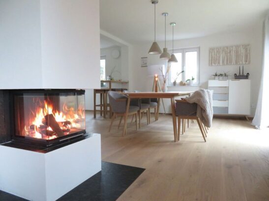 warm minimalist living room decor