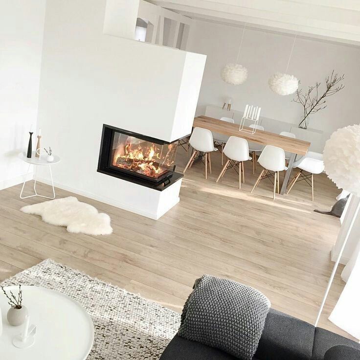 warm minimalist living room decor