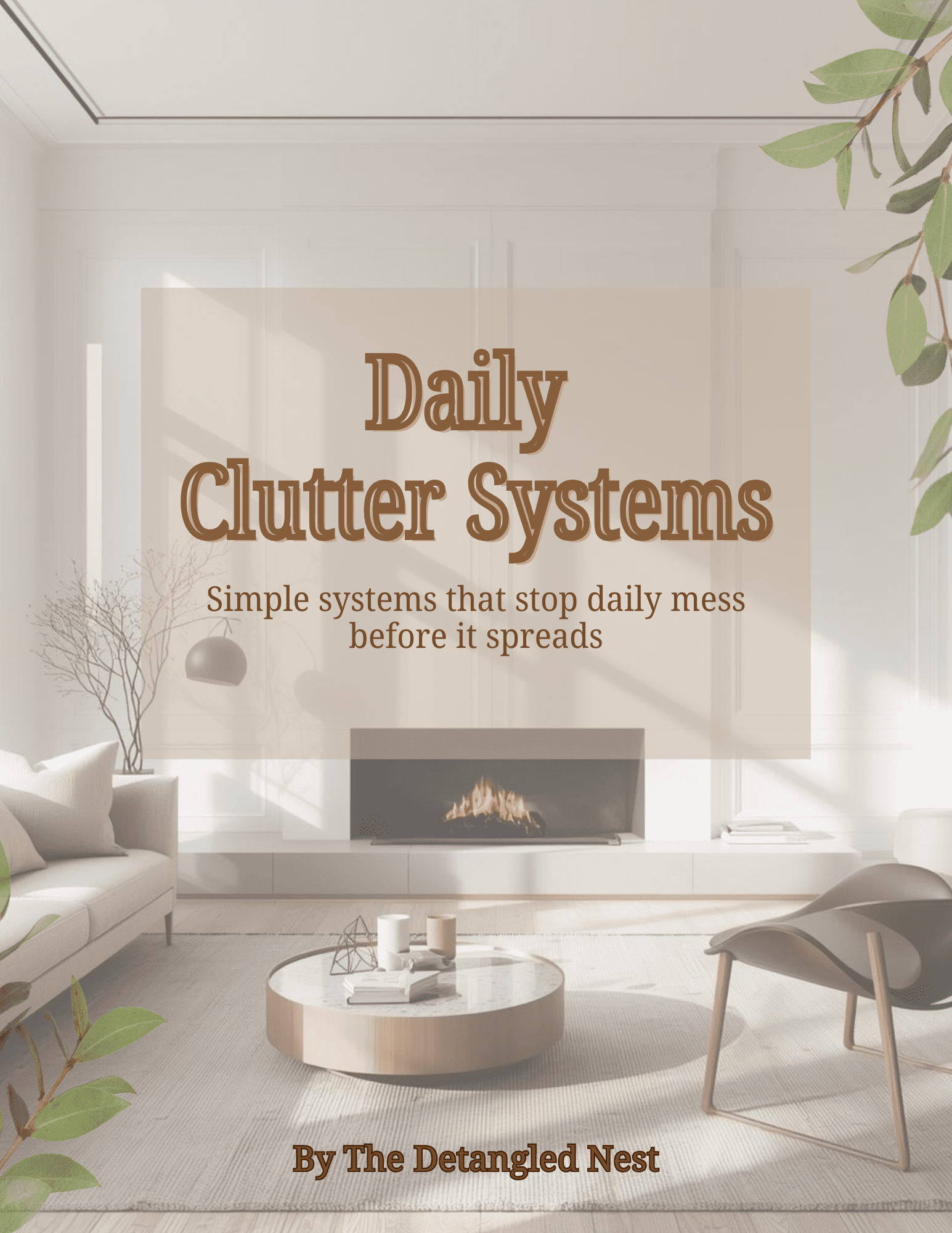 Daily Clutter Systems Workbook cover