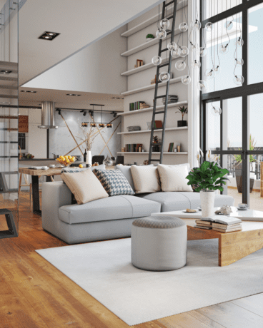 livingroom modern calm decor