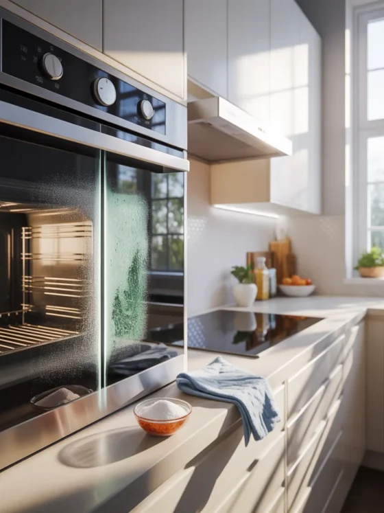 How to Clean a Greasy Oven (Remove Burnt Grease & Clean Oven Glass Easily)