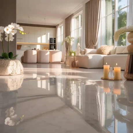 white luxury interior decor