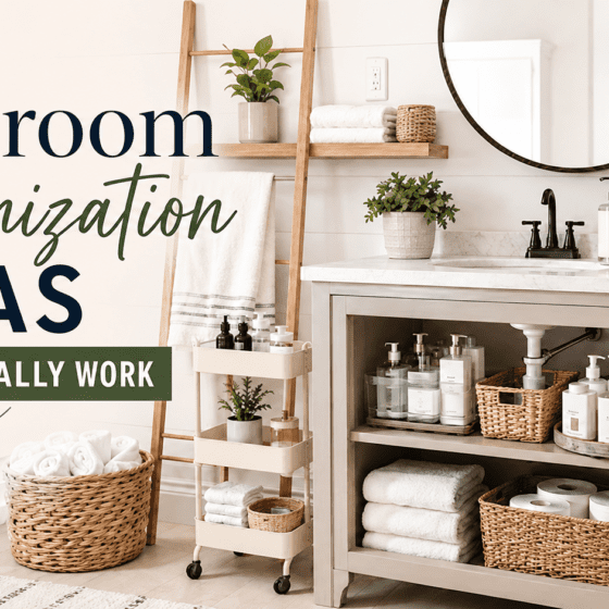 Bathroom Organization Ideas That Actually Work, Even in a Tiny Bathroom