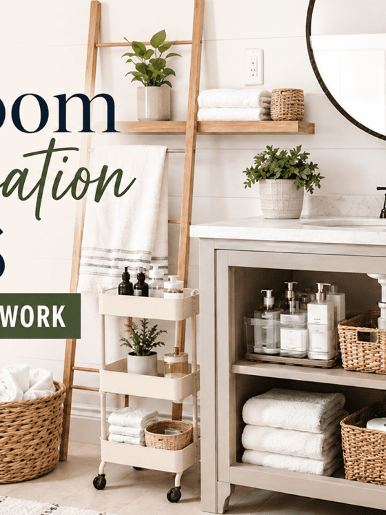 Bathroom Organization Ideas That Actually Work, Even in a Tiny Bathroom
