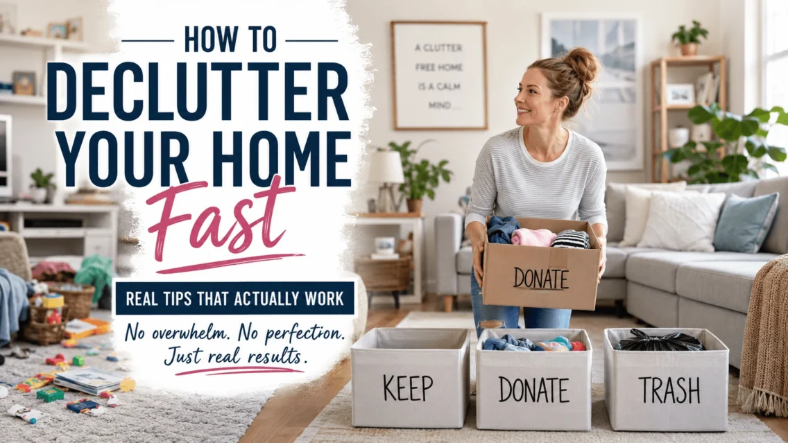 How to Declutter Your Home Fast, Even If You’ve Tried Before and Given Up