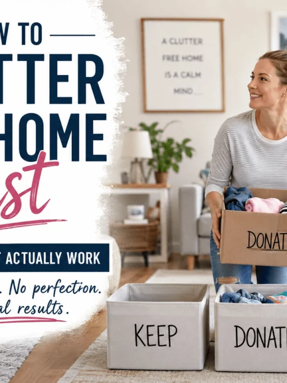 How to Declutter Your Home Fast, Even If You’ve Tried Before and Given Up