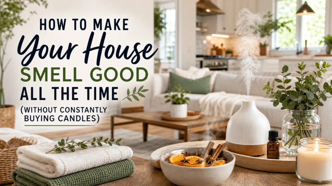 How to Make Your House Smell Good All the Time (Without Constantly Buying Candles)