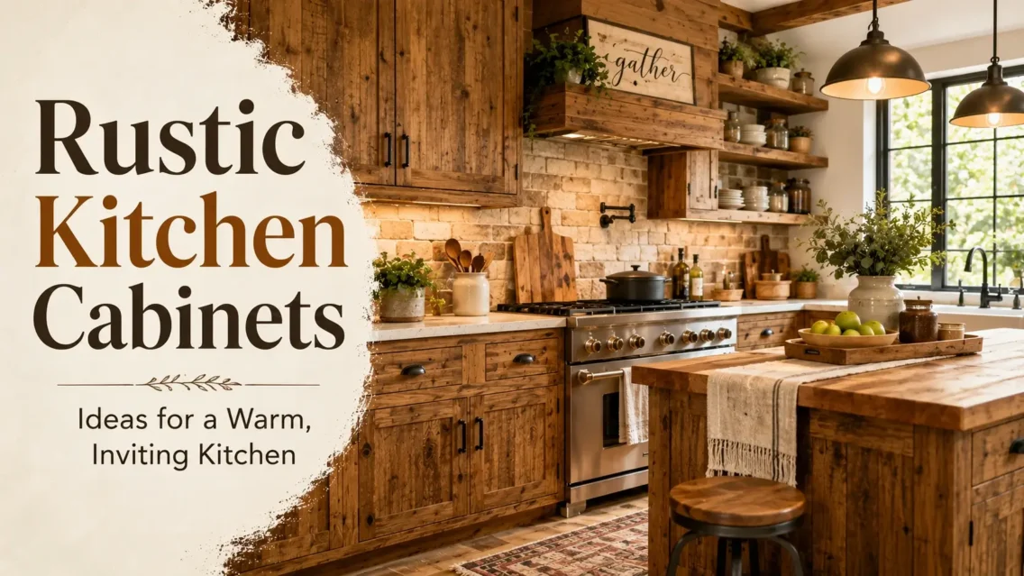 Rustic Kitchen Cabinets Ideas for a Warm Inviting Kitchen
