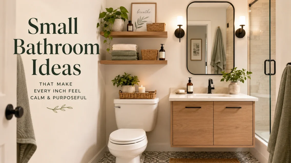 Small Bathroom Ideas That Make Every Inch Feel Calm and Purposeful