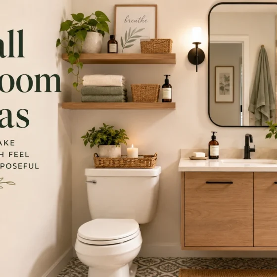 Small Bathroom Ideas That Make Every Inch Feel Calm and Purposeful