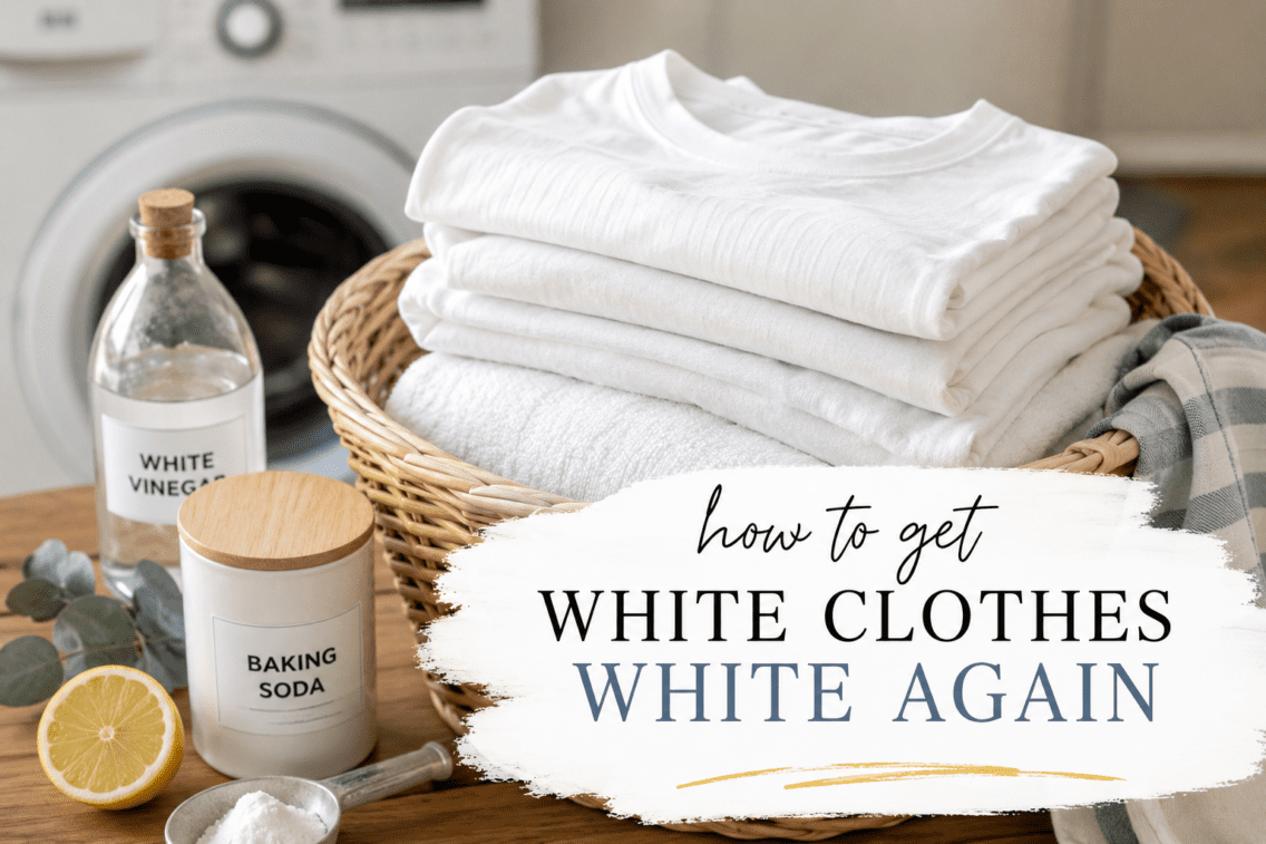 How to Get White Clothes White Again: 7 Easy Methods That Actually Work
