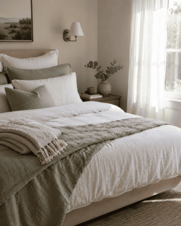 tidy calm bedroom after the sunday butterfly method