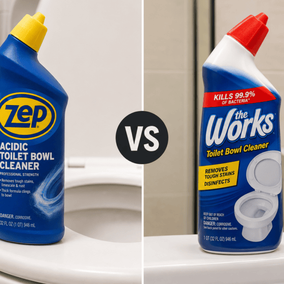 Zep Acidic Toilet Bowl Cleaner vs The Works: Which One Actually Works