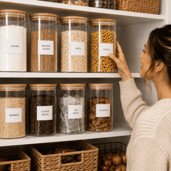 Pantry Labels: The $15 Fix That Made My Shelves Look Organized in an Hour