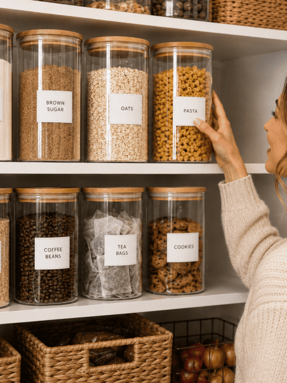 Pantry Labels: The $15 Fix That Made My Shelves Look Organized in an Hour
