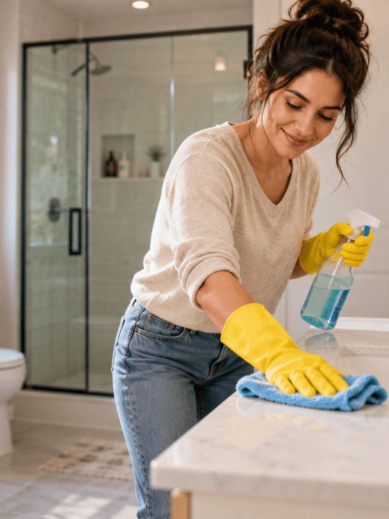The Ultimate Bathroom Cleaning Checklist (15 Minutes a Day)