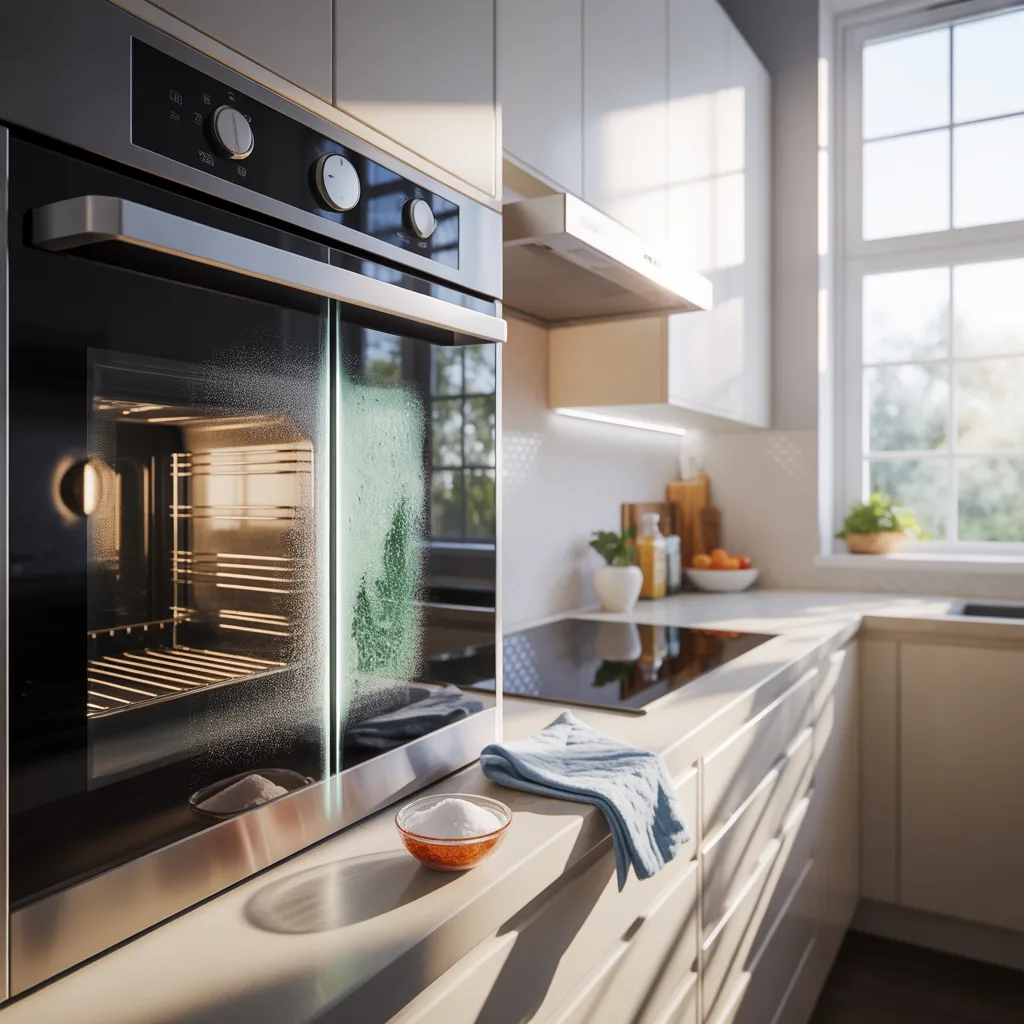 how to clean a greasy oven